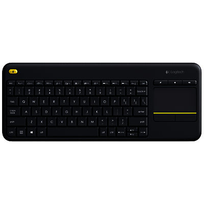 Logitech Wireless Touch K400 Plus Keyboard Dark Grey